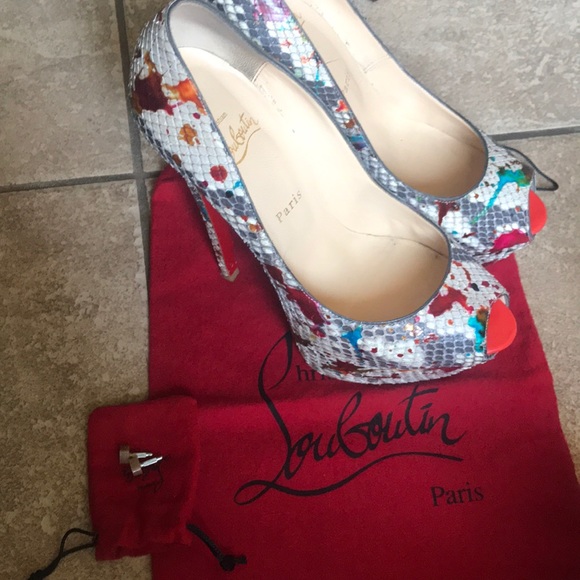 Christian Louboutin Highness 160 Python Carnaval - Picture 5 of 9